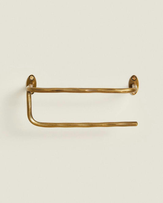 GOLDEN TOILET ROLL HOLDER