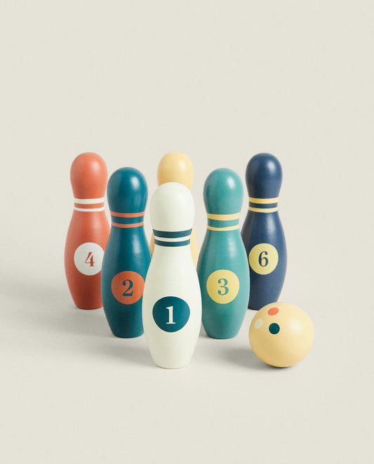 CHILDREN'S LE PETIT NICOLAS BOWLING SET
