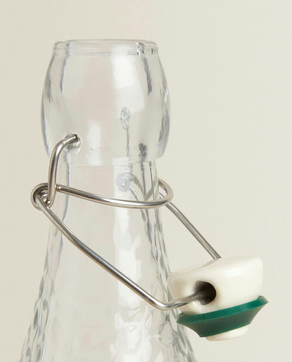 BOTTLE WITH CERAMIC STOPPER