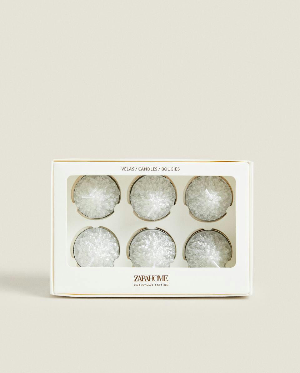 PACK OF CHRISTMAS TREE CANDLES (PACK OF 6)
