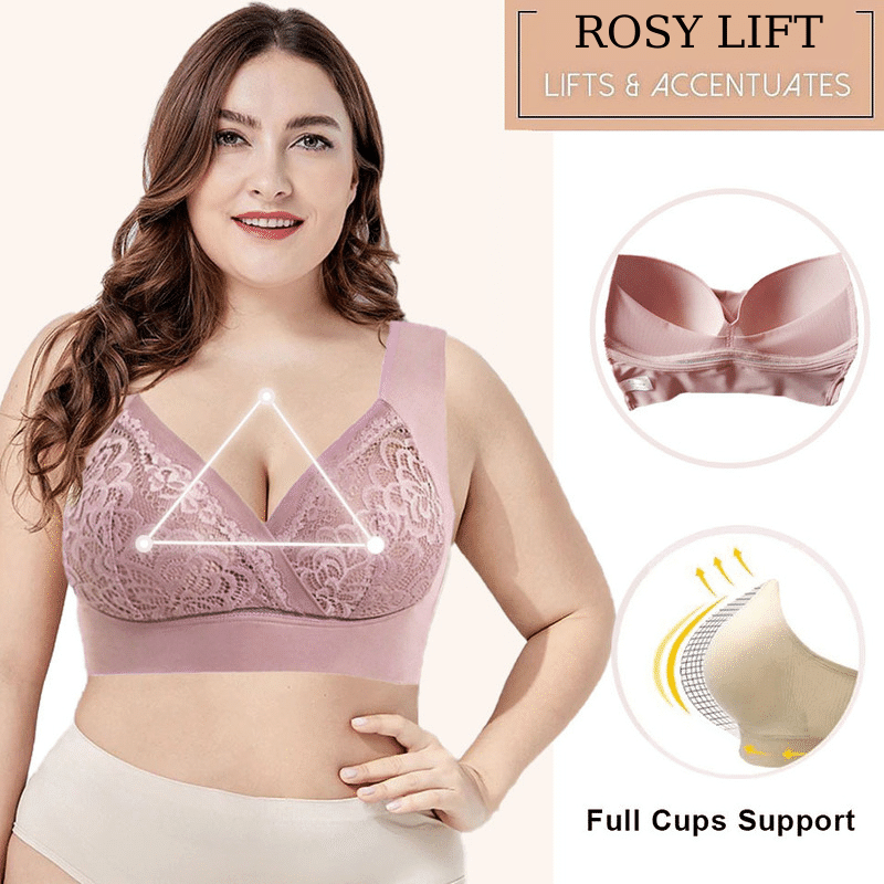 Soutien-gorge en dentelle sans armature, confort grande taille, noir, ultra extensible