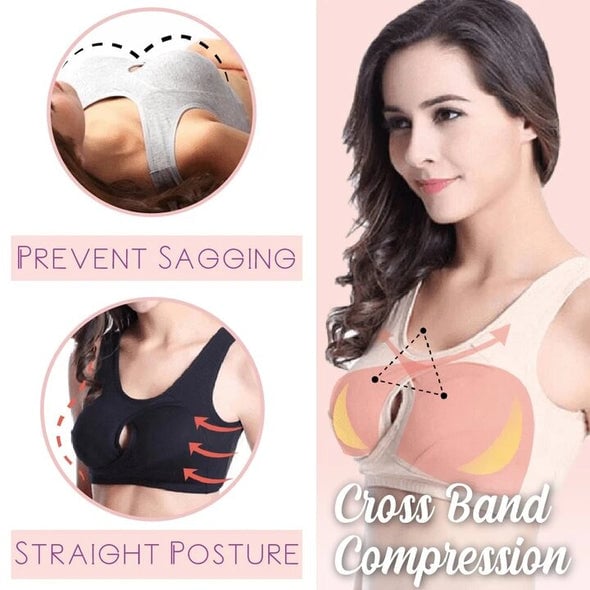 Achetez 1, recevez-en 2 gratuites dès maintenant 😍 – Soutien-gorge sans armature en pur coton, effet liftant anti-affaissement immédiat