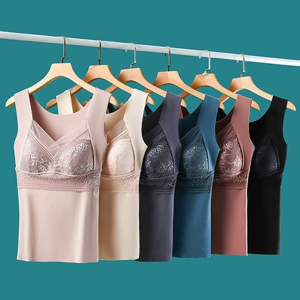 💕1 acheté = 1 GRATUIT💕 Sous-vêtement thermique 2-en-1 avec soutien-gorge intégré
